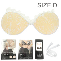 LACED SILICON PUSH UP BRA